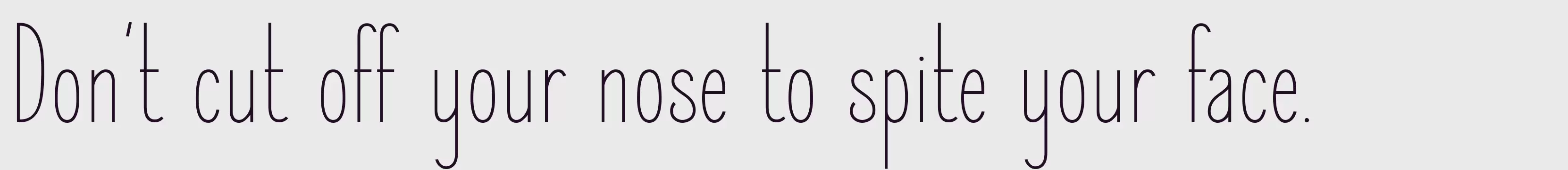 「Elegant Sans Light」字体效果图