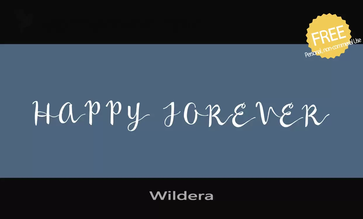 Sample of Wildera-Regular