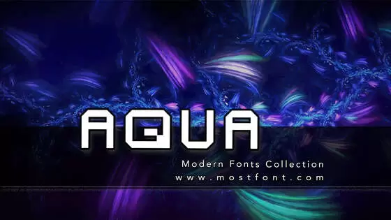 Typographic Design of Aqua