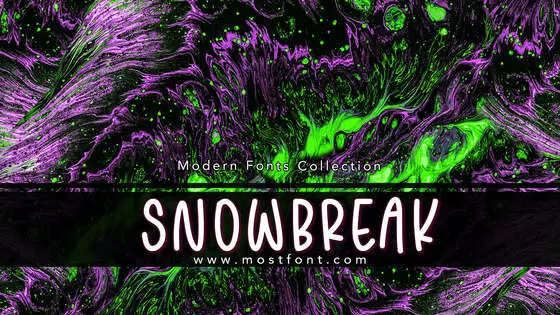 Typographic Design of SNOWBREAK