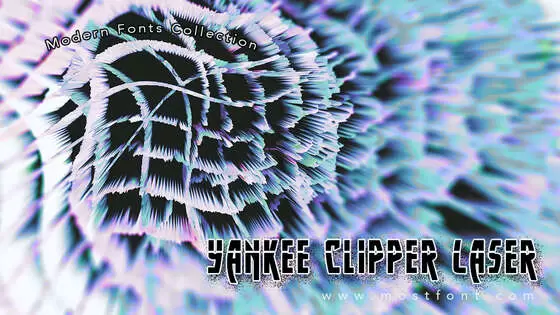 Typographic Design of Yankee-Clipper-Laser
