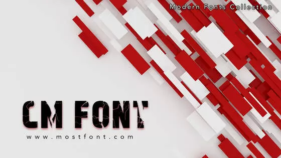 Typographic Design of CM-Font