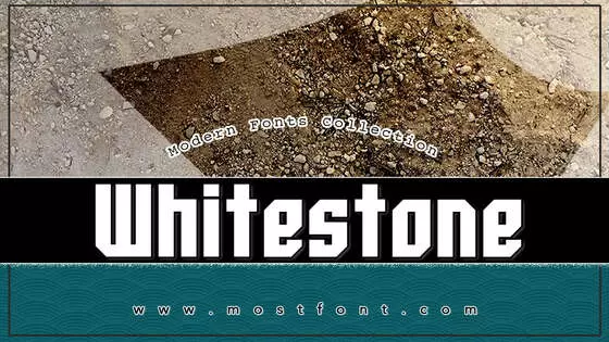 Typographic Design of Whitestone