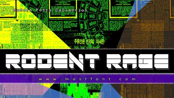 Typographic Design of Rodent-Rage