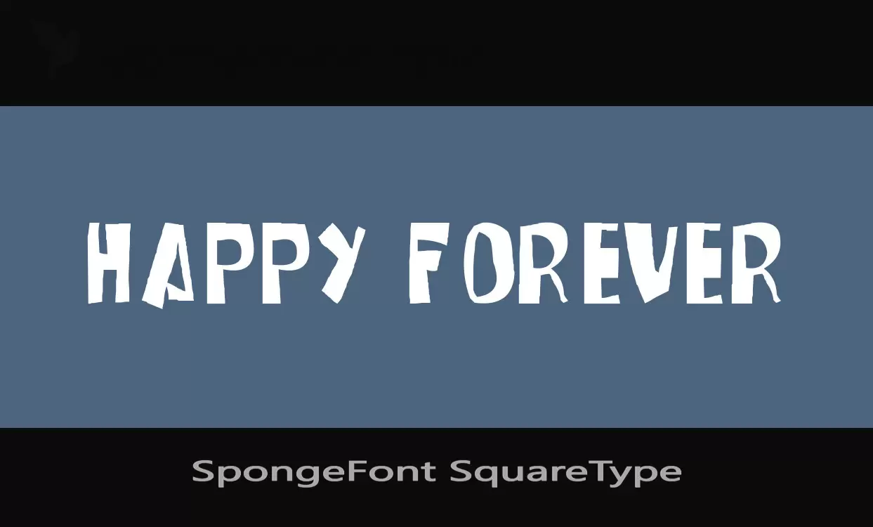 「SpongeFont-SquareType」字体效果图
