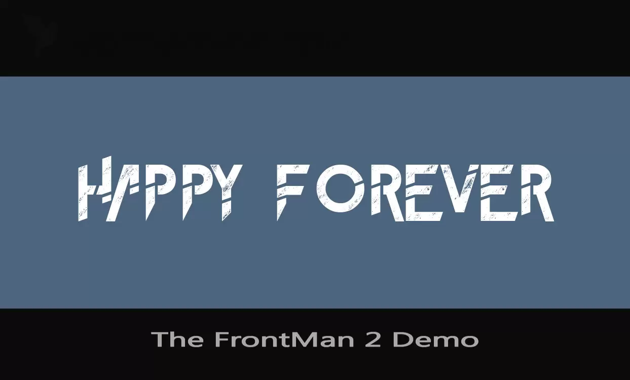 「The-FrontMan-2-Demo」字体效果图