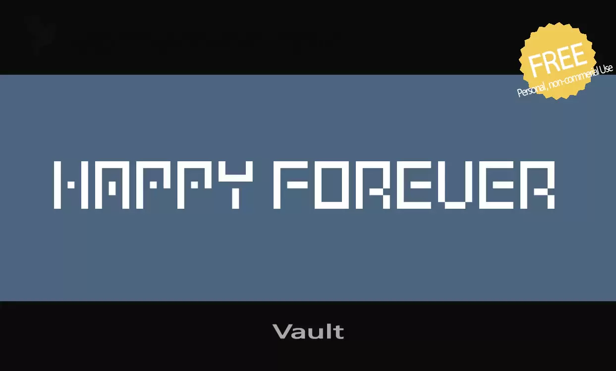 Sample of Vault