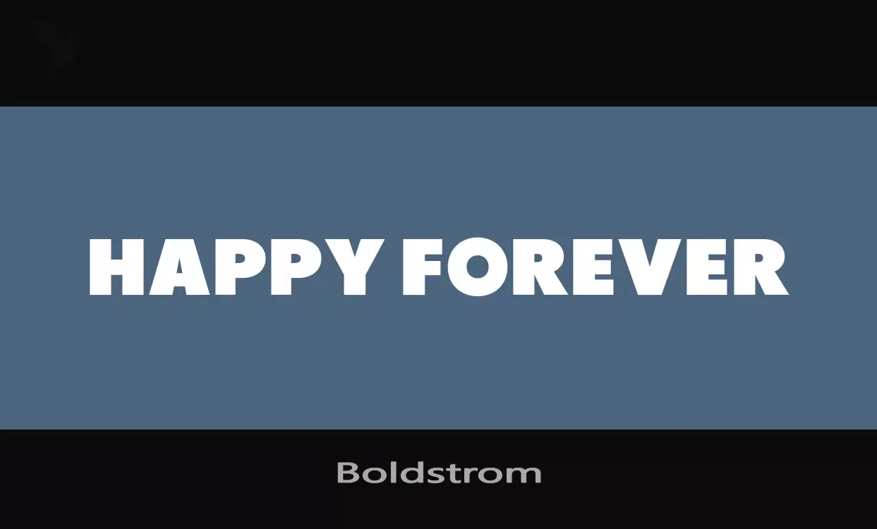 Sample of Boldstrom