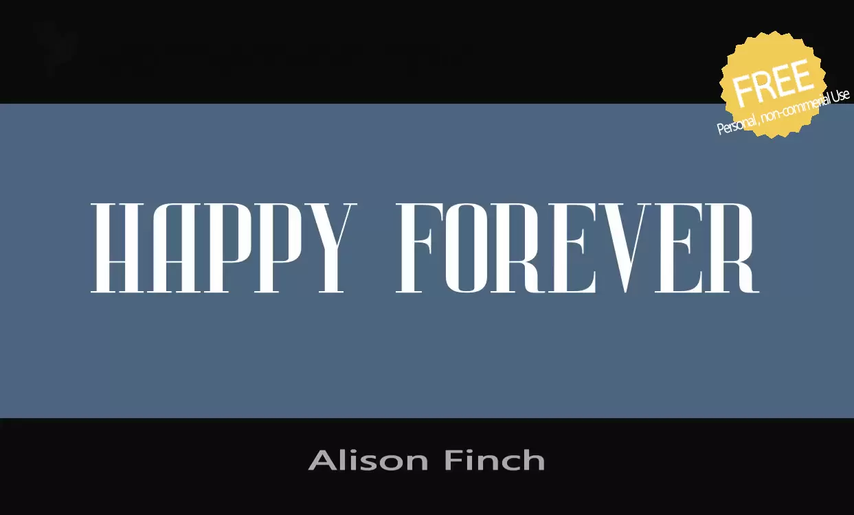 Sample of Alison-Finch