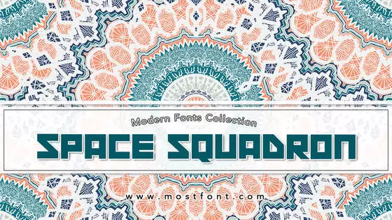 「Space-Squadron」字体排版图片