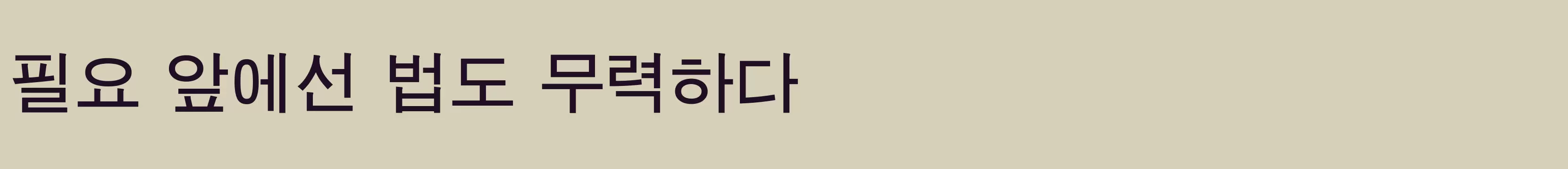 「DX고딕4」字体效果图