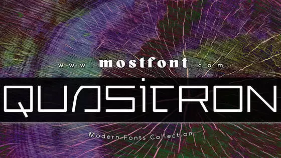 Typographic Design of Quasitron