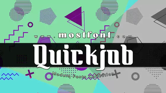 Typographic Design of Quickjob-Demo
