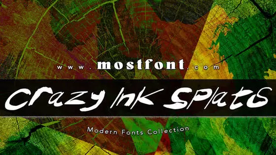 「Crazy-Ink-Splats」字体排版图片