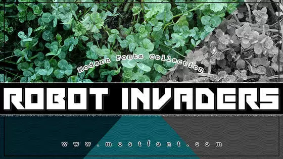 Typographic Design of Robot-Invaders