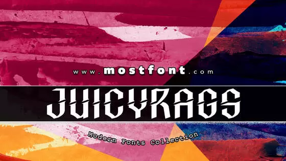 Typographic Design of JuicyRags