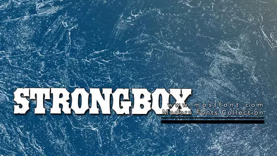 Typographic Design of STRONGBOX