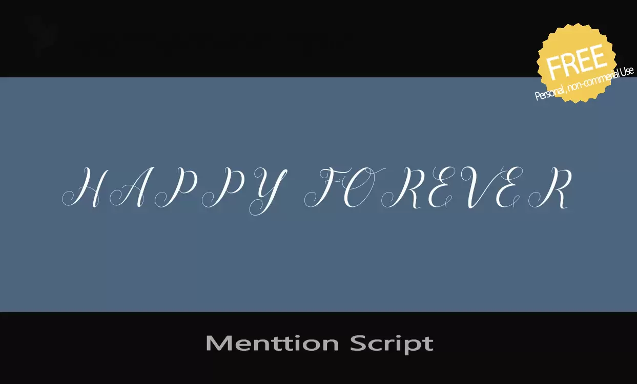 Sample of Menttion-Script