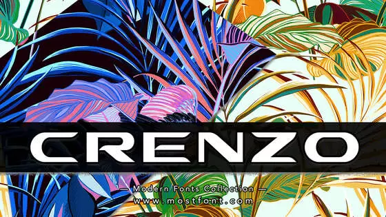Typographic Design of CRENZO