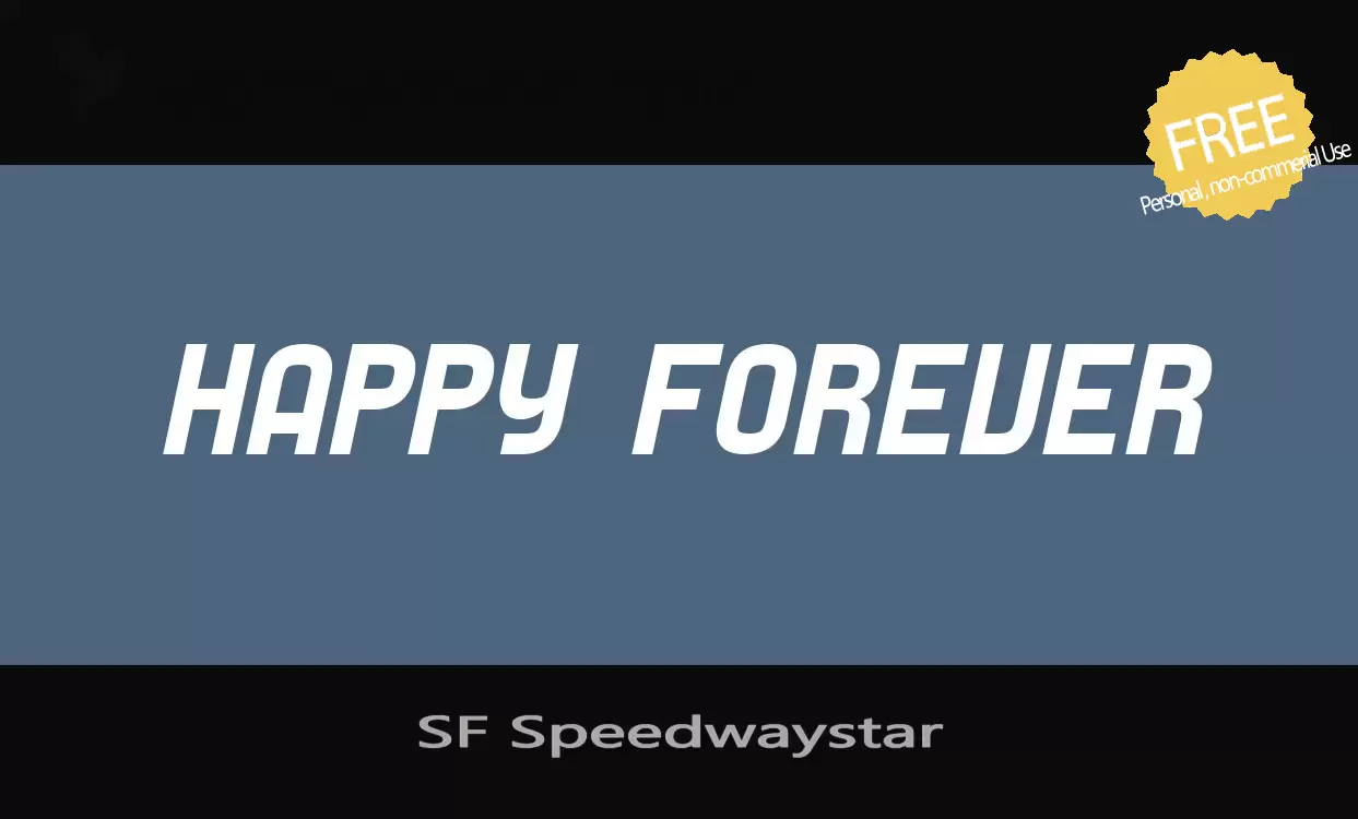 Sample of SF-Speedwaystar