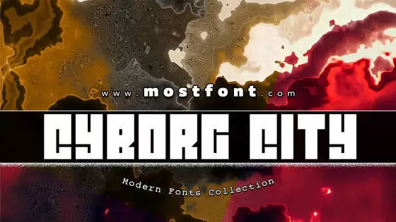 Typographic Design of Cyborg-City