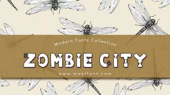 Typographic Design of Zombie-City