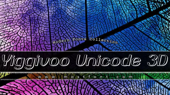 Typographic Design of Yiggivoo-Unicode-3D