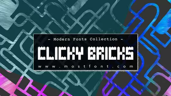 Typographic Design of Clicky-Bricks