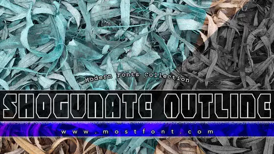 「Shogunate-Outline」字体排版图片