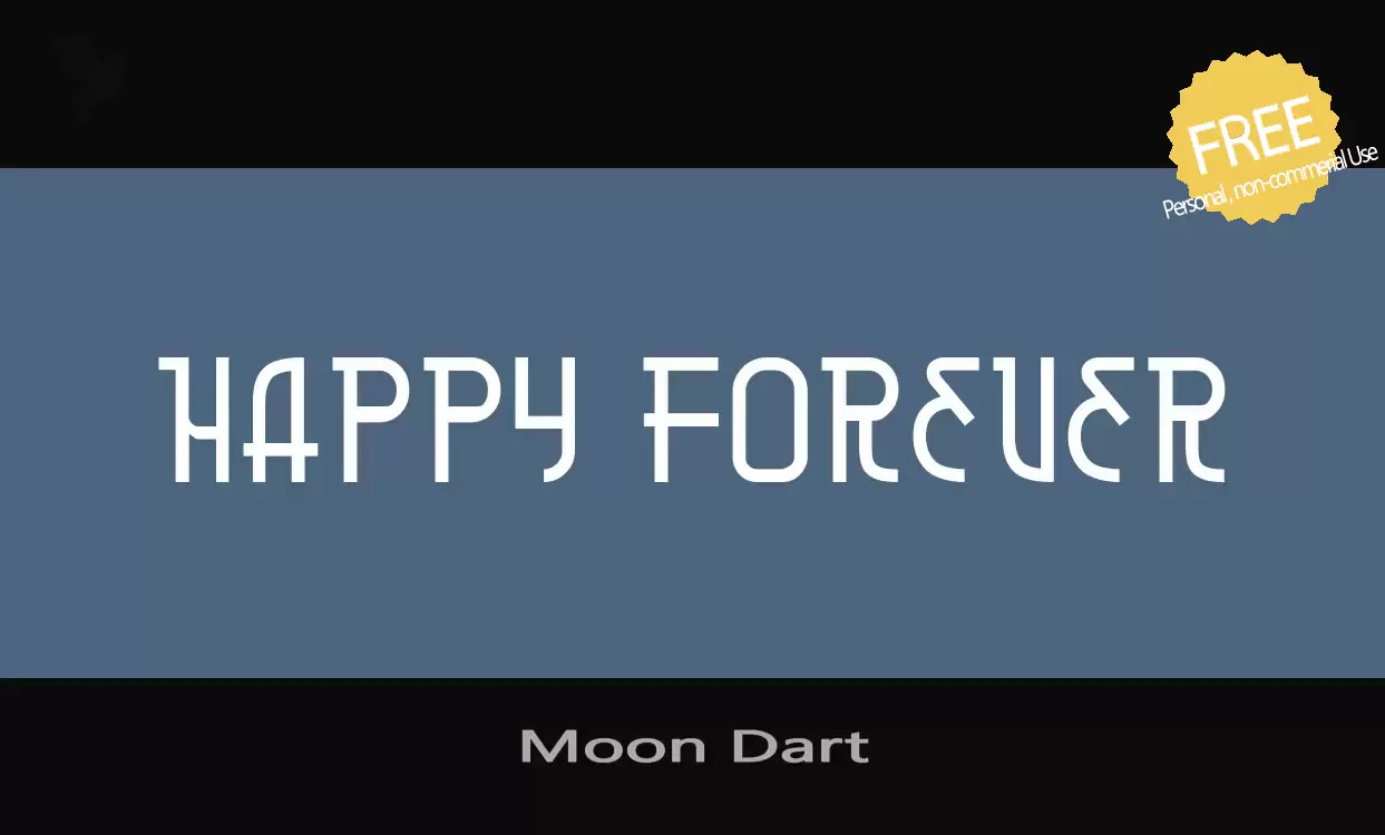 Sample of Moon-Dart