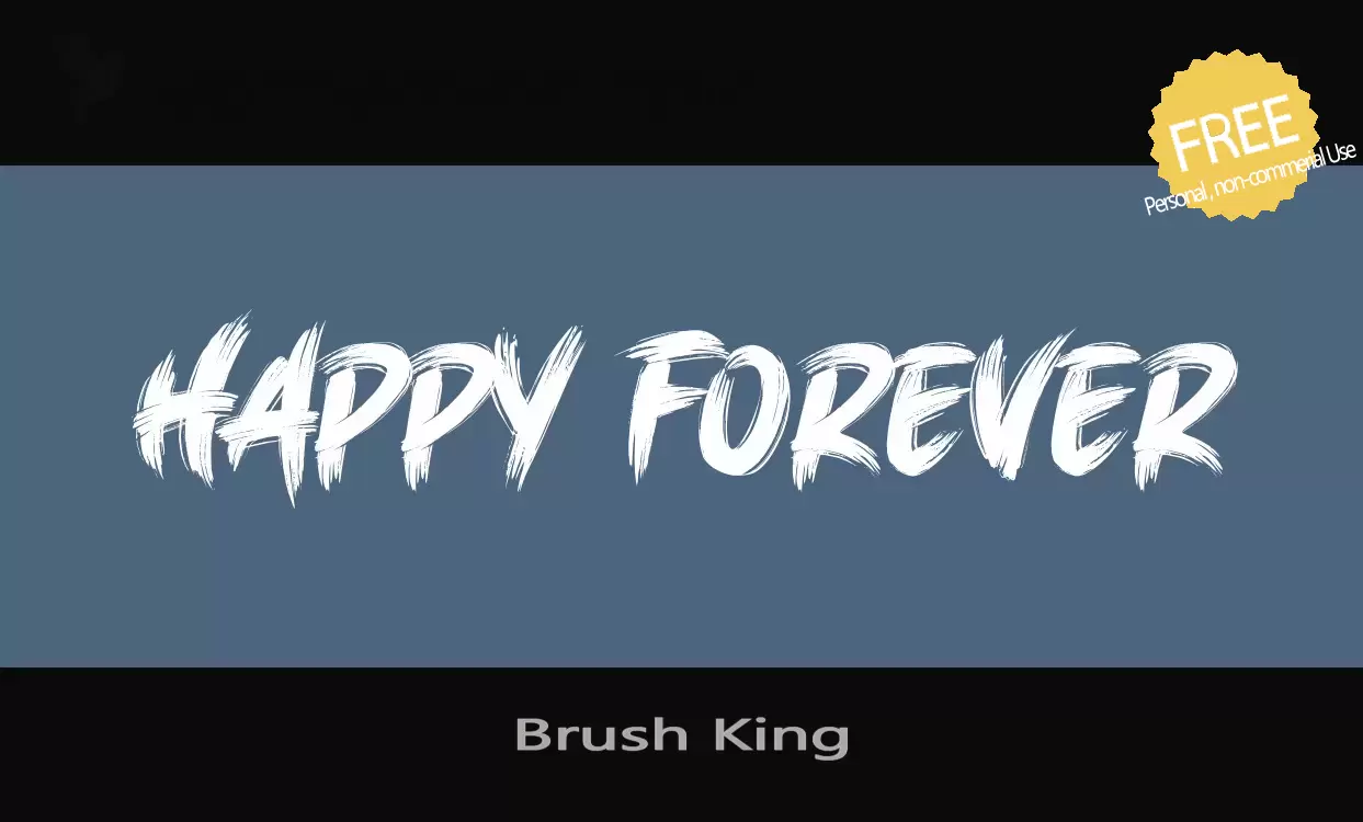 Sample of Brush-King