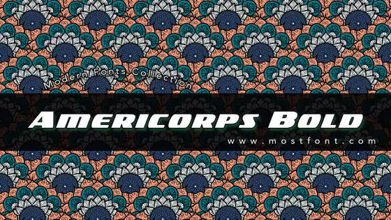 Typographic Design of Americorps-Bold