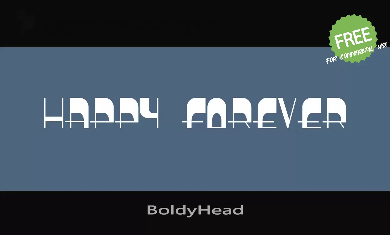 Sample of BoldyHead