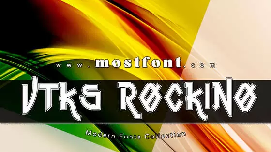 Typographic Design of Vtks-Rockino-V2