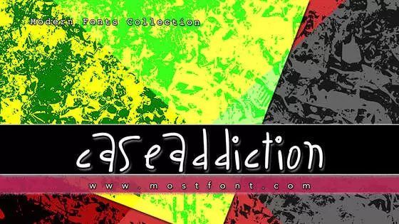 Typographic Design of CaseAddiction