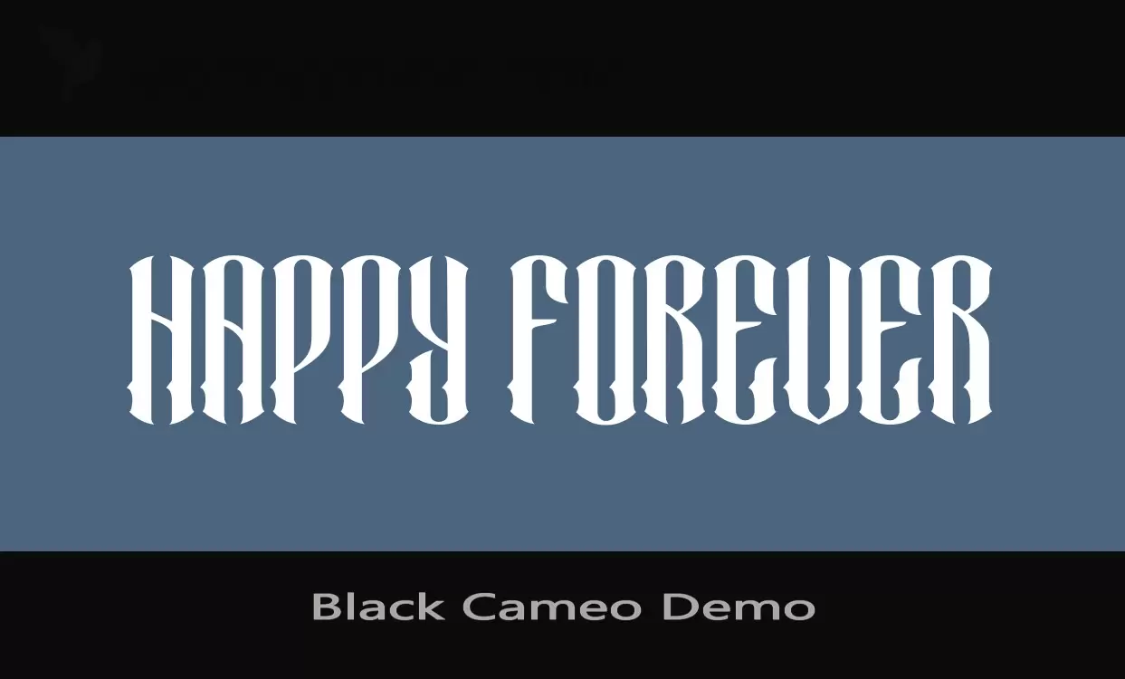 Sample of Black-Cameo-Demo