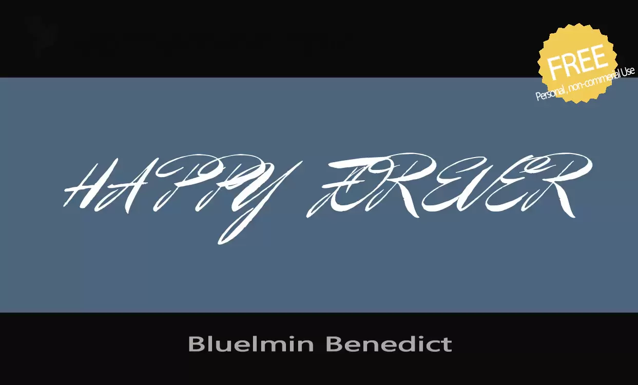 Sample of Bluelmin-Benedict