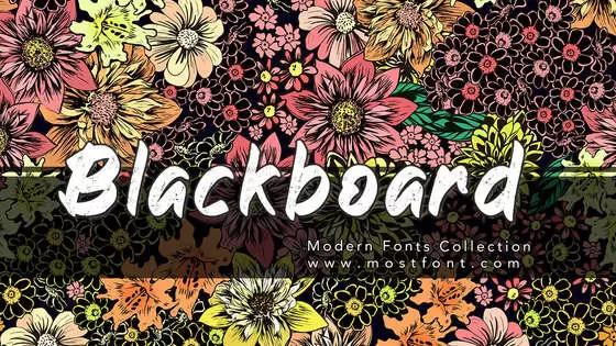 Typographic Design of Blackboard