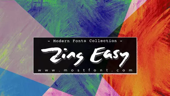 Typographic Design of Zing-Easy