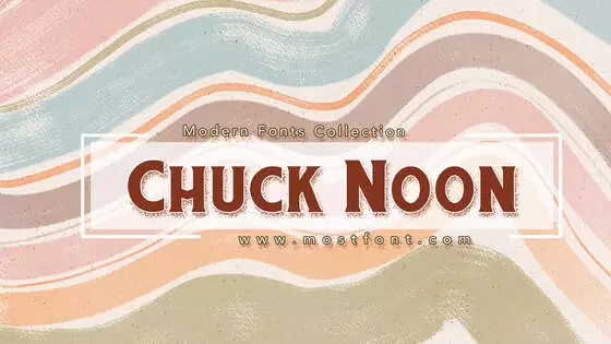 Typographic Design of Chuck-Noon