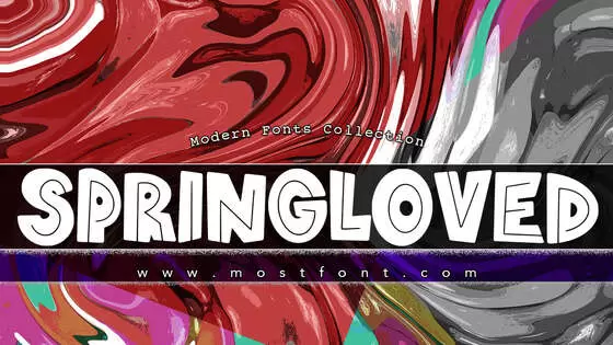 「Springloved」字体排版图片