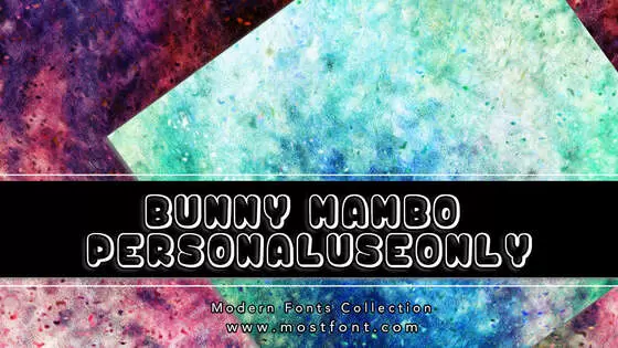 Typographic Design of Bunny-Mambo-PersonalUseOnly