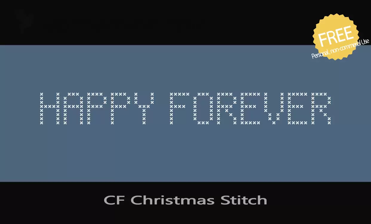 Sample of CF-Christmas-Stitch