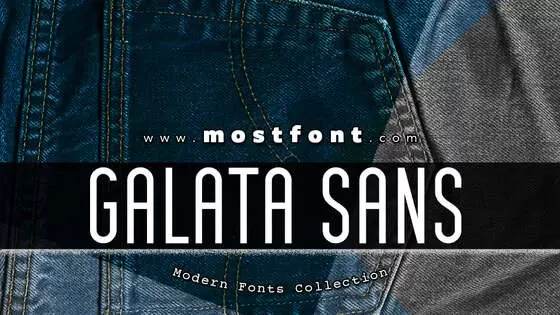 「Galata-Sans」字体排版图片