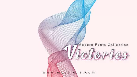 「Victories」字体排版图片