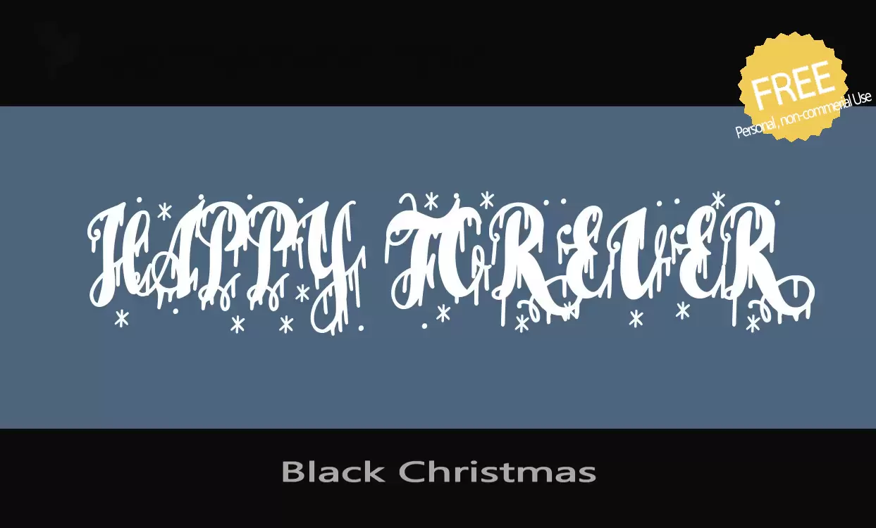 Sample of Black-Christmas
