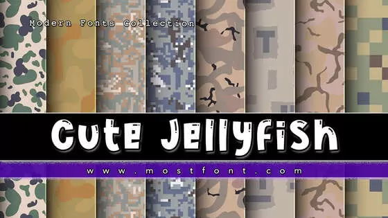 「Cute-Jellyfish」字体排版图片