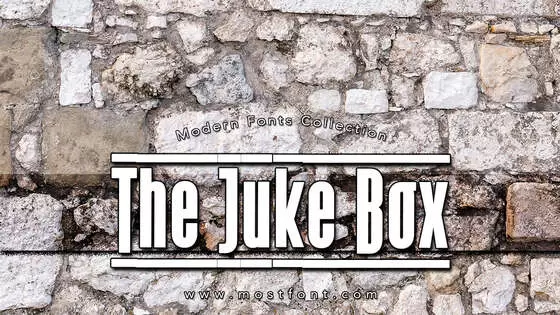 Typographic Design of The-Juke-Box