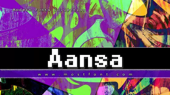 Typographic Design of Aansa