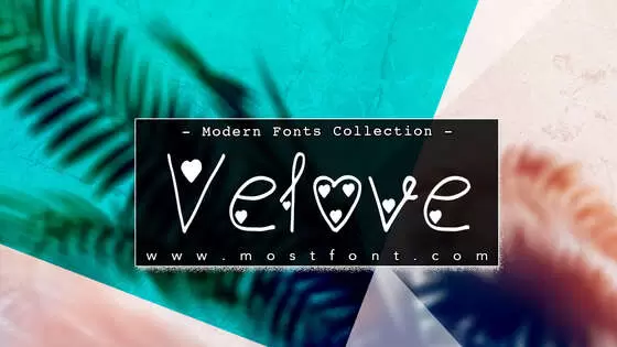 Typographic Design of Velove